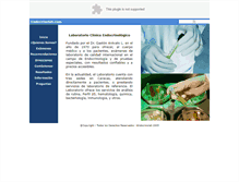 Tablet Screenshot of endocrinolab.ineweb.com